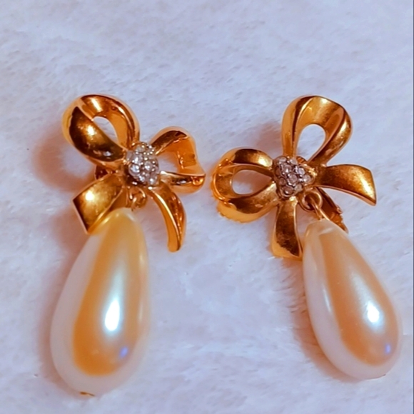 18k bathing dina fantacia earrings - Picture 1 of 5